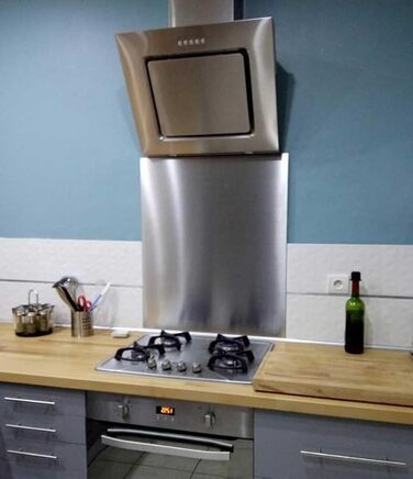 Защита кухонных экранов из нержавеющей стали 60 х 60 см ZeroInox