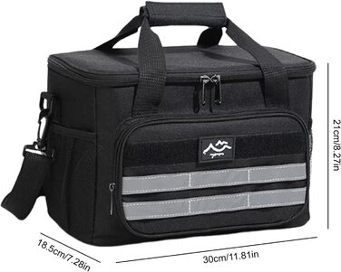 Термосумка для кемпінгу чорна Generisch