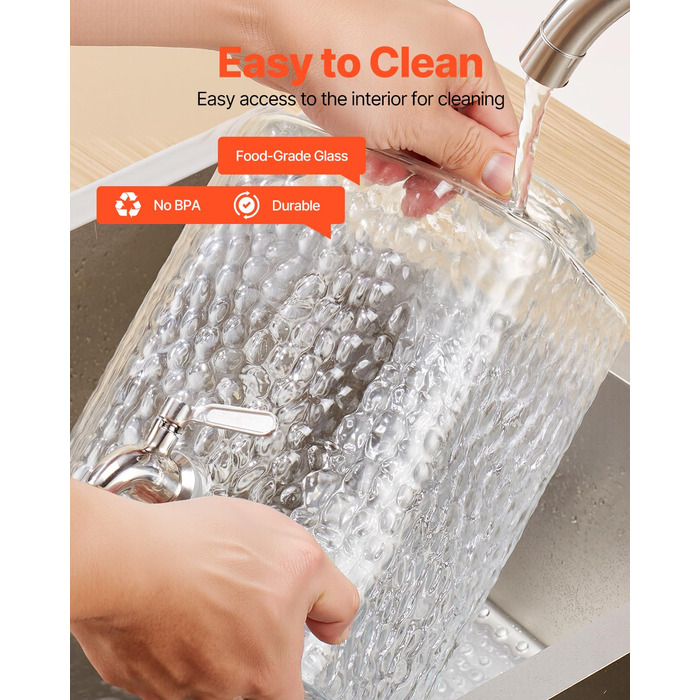 Диспенсер для напоїв  з двома резервуарами 5,5 л VEVOR