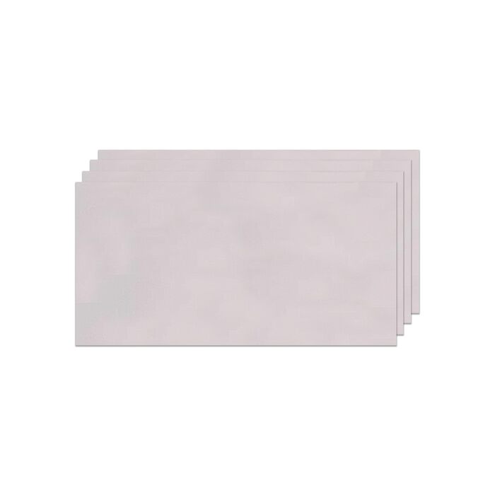 Стінові панелі IZODEKOR під мармур 60x120 см Панель для кухонного фартуха ПВХ-облицювання стін для кухні, ванної кімнати Бризкозахисний екран для кухні Водонепроникний та термостійкий (4 панелі, колір лебединий білий)