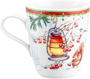 Рождественская кружка с ручкой 400 мл Лесные животные, фарфор Seltmann Weiden