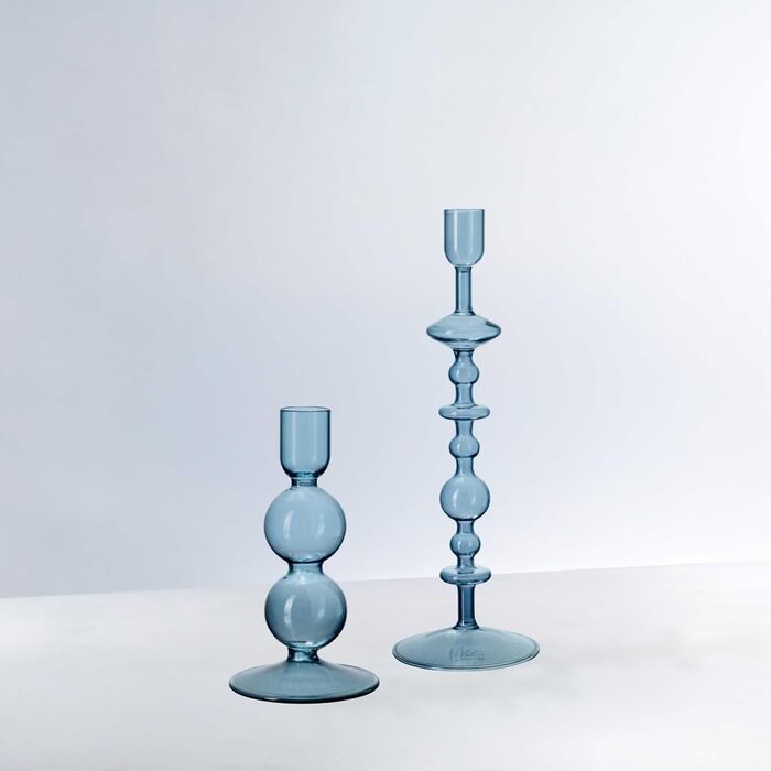 Подсвечник 7,5x7,5x13,5 см, синий Like Home Villeroy & Boch