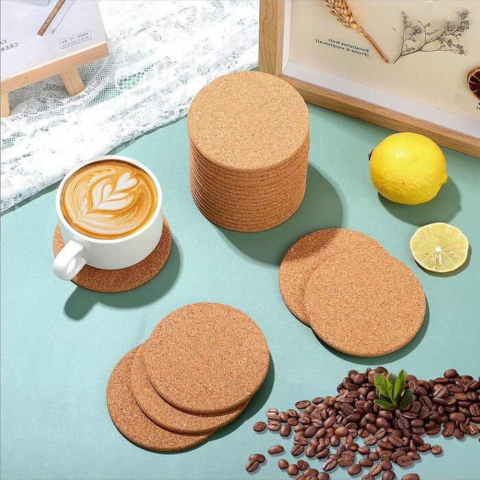 Коркові підставки для напоїв 100 шт Xaztr