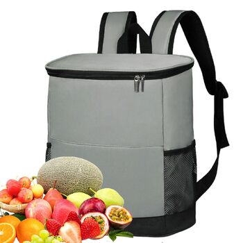 Большой терморюкзак серый Generisch