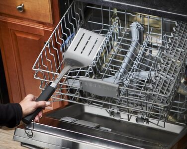 Набор для гриля Weber Stephen 6645, 2 предмета, нержавеющая сталь, черный (лопатка и щипцы)