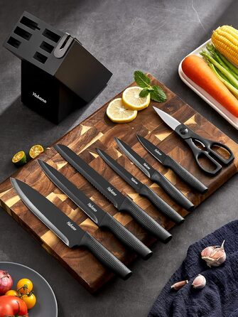 Набір кухонних ножів 8 предметів Yabano