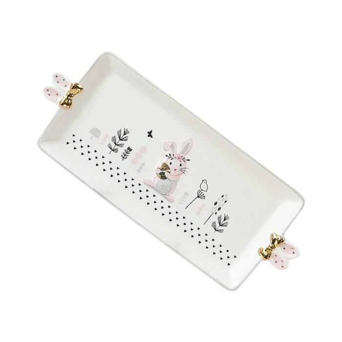 Керамічна сервірувальна тарілка до Великодня SOLUSTRE