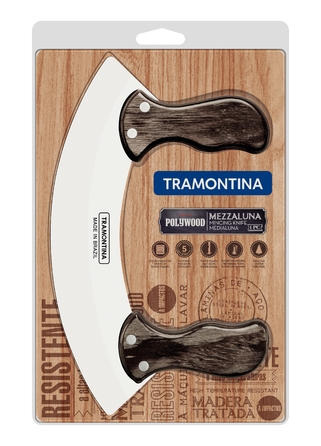 Ніж мезалунна для зелені TRAMONTINA POLYWOOD, 250 мм (6591632)
