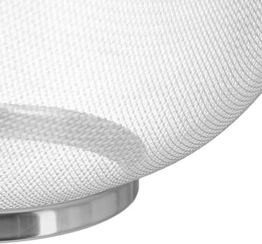 Друшляк з нержавіючої сталі з ручками та кільцевою основою Relaxdays