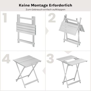 Складной алюминиевый стол для кемпинга WOLTU