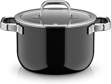 Каструля 20 см зі скляною кришкою, чорний Fusiontec Mineral Pro WMF