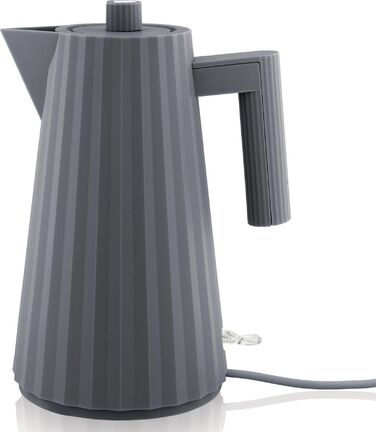 Электрический чайник 1,7 л серый Plissé Alessi