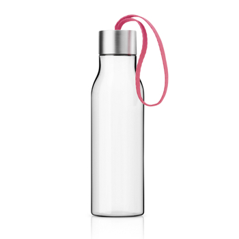 Пляшка 0,5 л прозора / рожева Trinkflasche Eva Solo