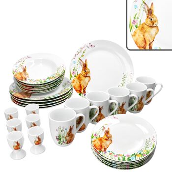 Пасхальный набор посуды из 30 предметов на 6 человек MamboCat