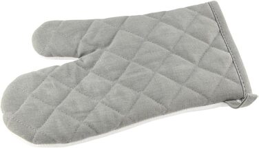 Рукавиця для духовки, бавовна, біло-сіра Fackelmann