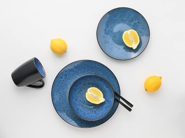 Набор посуды из 16 предметов синий Creatable