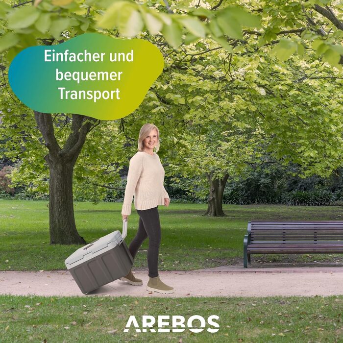 Автохолодильник 40 л чорний Arebos