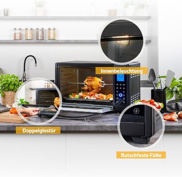 Міні-духовка 45 л, 2000 Вт TZS First Austria