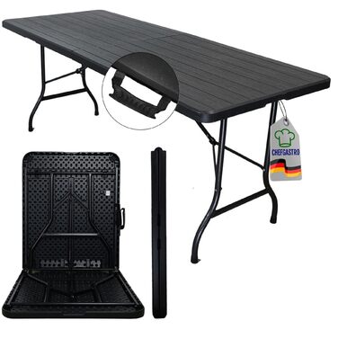 Складаний фуршетний стіл 180 x 74 х 74 см CHEFGASTRO