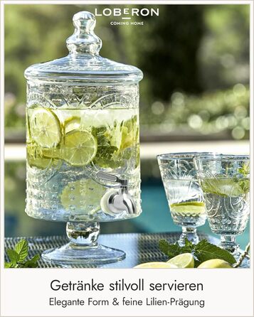 Диспенсер для напоїв 2,5 л Loberon