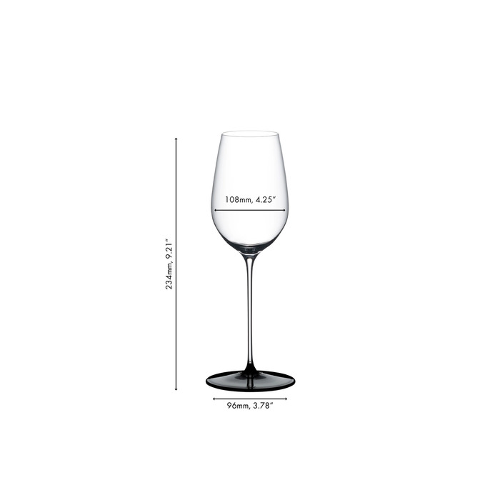 Бокал для белого вина Рислинг 400 мл, Fatto A Mano Black Tie Riedel