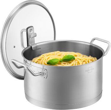 Каструля 24 см нержавіюча сталь 5л Silberthal