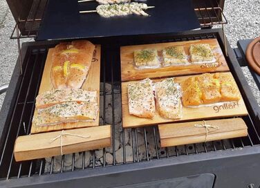 Набір із 6 дошок для гриля 30 х 14 см grillart