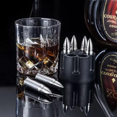 Набір з 6 каменів для віскі у вигляді набоїв YUEMING