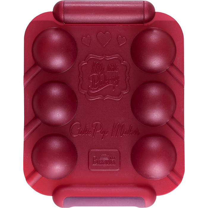 Форма для випічки міні-тістечок, 17,5 x 14 x 4 см, червона, RBV Birkmann