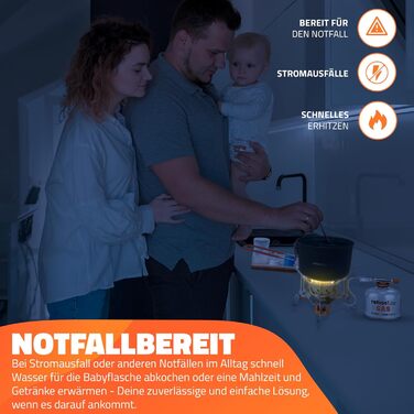 Компактный туристический набор для приготовления пищи 11 предметов ration1.de