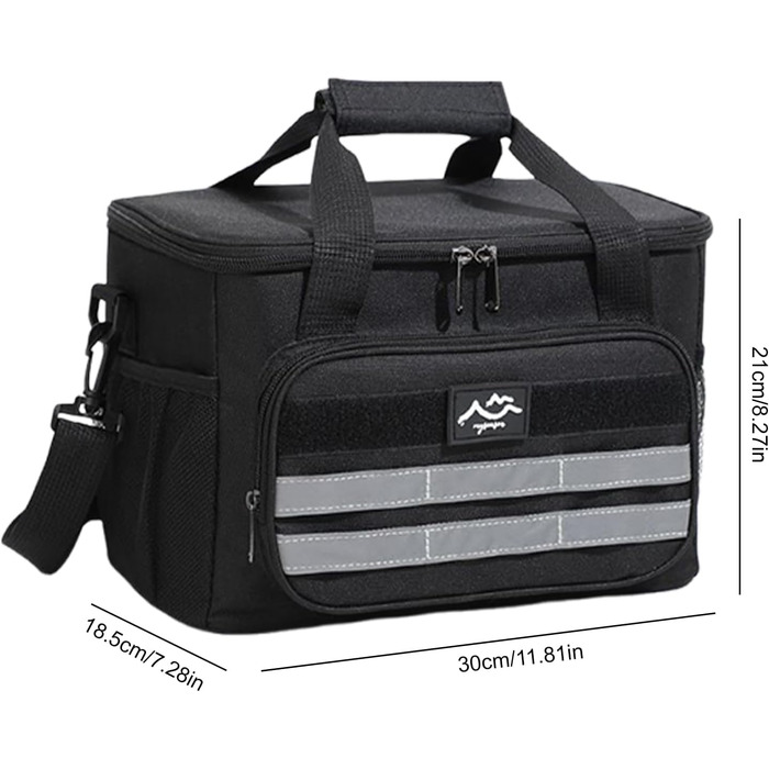 Термосумка для кемпінгу чорна Generisch