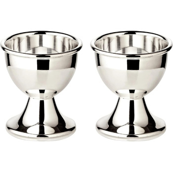 Набір з 2 посріблених підставок для яєць 5 см Classo EDZARD