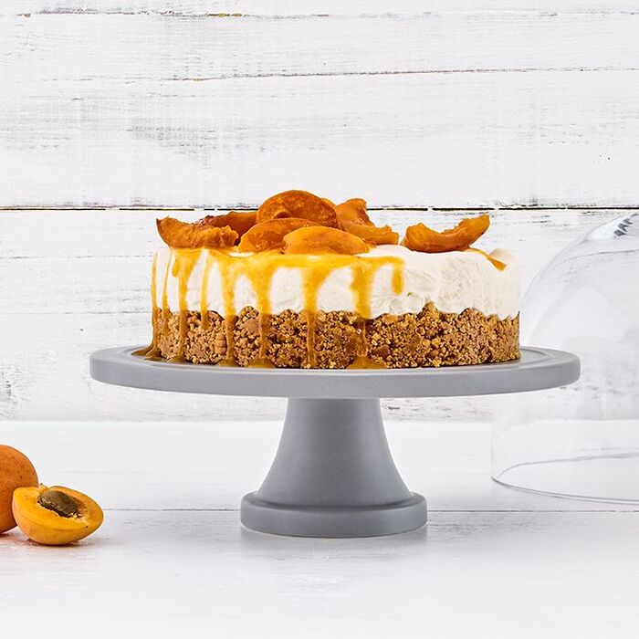 Блюдо для торта, 24 см, сіре, Trend RBV Birkmann