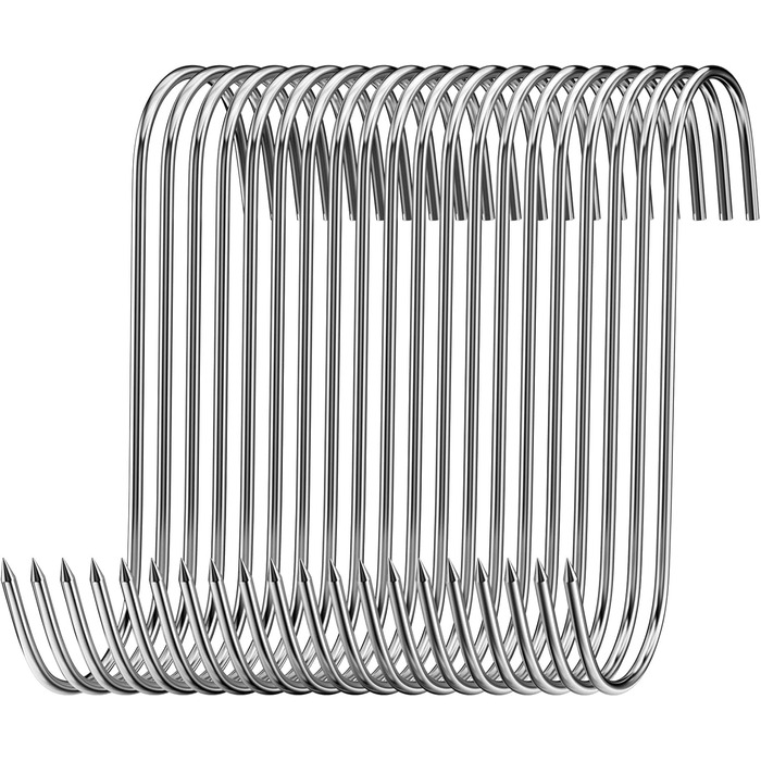 Набір з 20 м'ясних гачків для копчення 15 см Firschoie