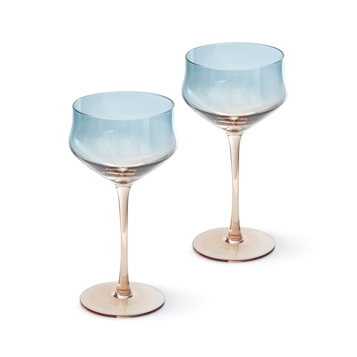 Набор из 2-х бокалов Fissman для коктейлей 270 мл стекло (13687)