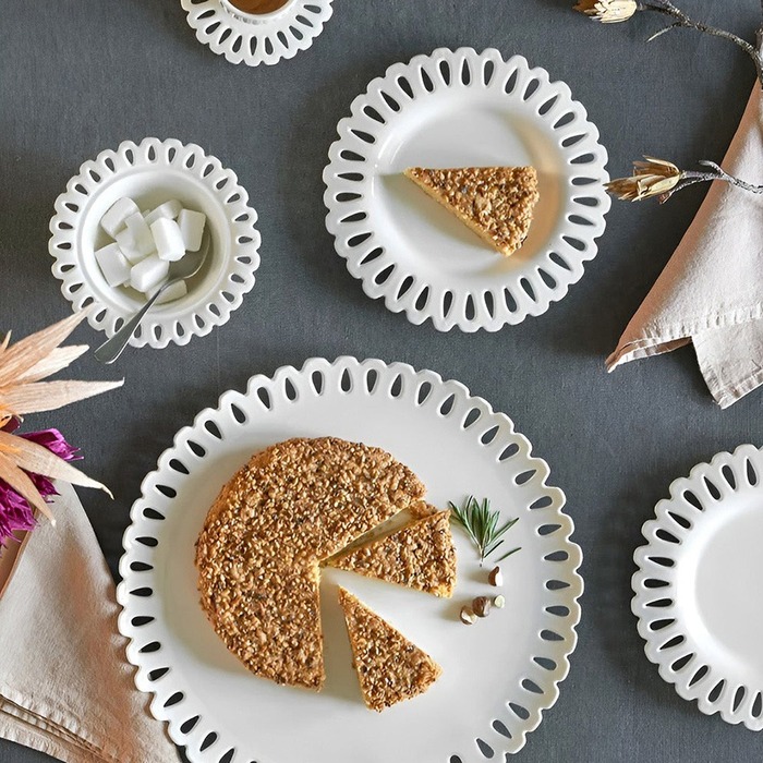 Блюдо сервировочное La Porcellana Bianca GIULIETTA, фарфор, диам. 32 см