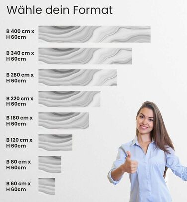 Самоклеящийся кухонный фартук матовый 180 х 60 см MyMaxxi