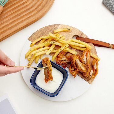 Набор из 6 керамических мисок для соусов 0,09 л, синий Swuut