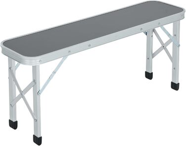 Набор для пикника стол и 2 скамейки серый AKORD