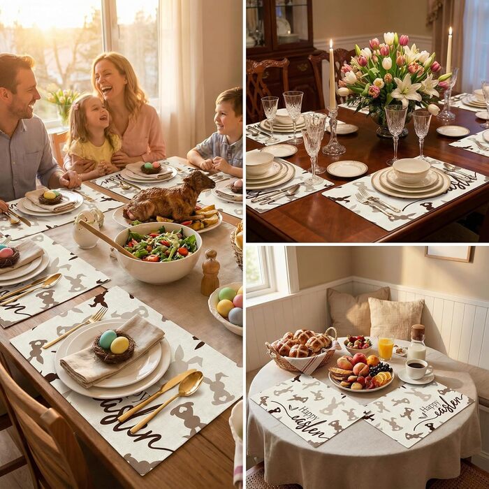 Набір з 4 серветок для столу 32 х 45 см Luzzxfa