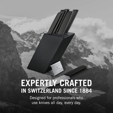 Набір кухонних ножів з дерев'яний блок для зберігання 7 предметів Victorinox