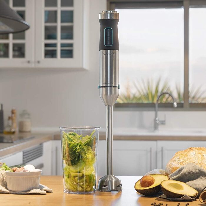 Ручний блендер 1500 Вт Power TitanBlack 1500 XL з аксесуарами, набір 3 предмети Cecotec