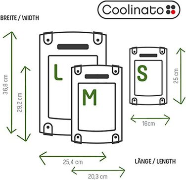 Набір обробних дощок Coolinato, 3 шт., різні розміри, антибактеріальні дошки з жолобком для збору рідини, 3 кольори для гігієнічного розділення продуктів (сірий, розміри S, M та L)