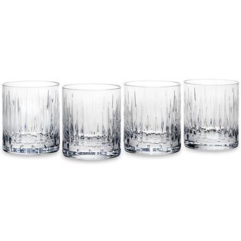Набір склянок для віскі Reed and Barton SOHO, кришталь, 350 мл (4 шт.)