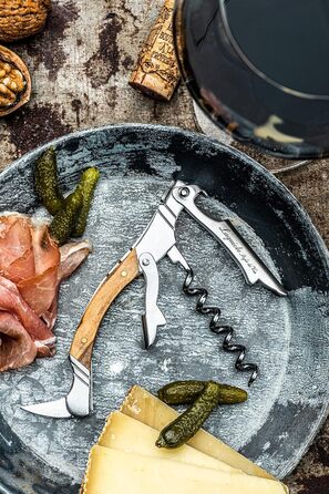 Штопор с открывалкой для бутылок и ножом для фольги Laguiole Style de Vie