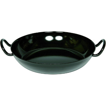 Сковорода для гурманів 26, CLASSIC - ЧОРНА ЕМАЛЬ, діаметр 26 см, висота 5,9 см, емаль, чорна, сковорода для подачі, сковорода для гурманів, індукційна, 0602-022