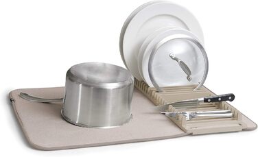 Підставка-сушарка для посуду з килимком 60 х 45 см лате Udry Umbra