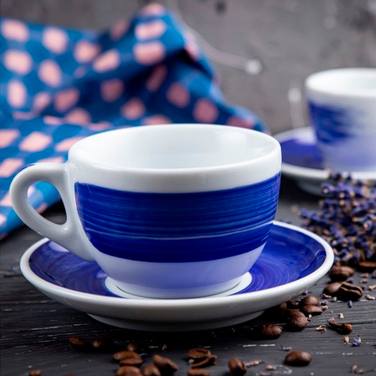 34405 Блюдце espresso 12 см Blue для серій 'Verona/Torino/Roma Millecolori Hand Painted'