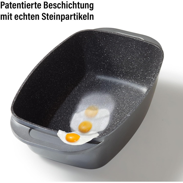 Жаровня с крышкой 43 х 26 см 8,4 л STONELINE