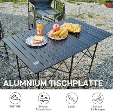 Складной кемпинговый стол 116x70 см EVER ADVANCED